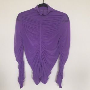 Diane Von Furstenberg Purple Blouse
